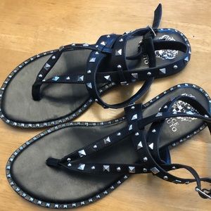 Vince Camuto Black Strappy Sandals